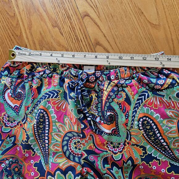Vera Bradley Womens Venetian Paisley Cotton Pajama Pants Size M Retired Pattern - Picture 10 of 12